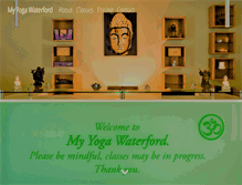 Tablet Screenshot of myyogawaterford.com